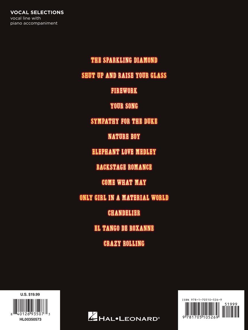 Moulin Rouge! The Musical Vocal Selections