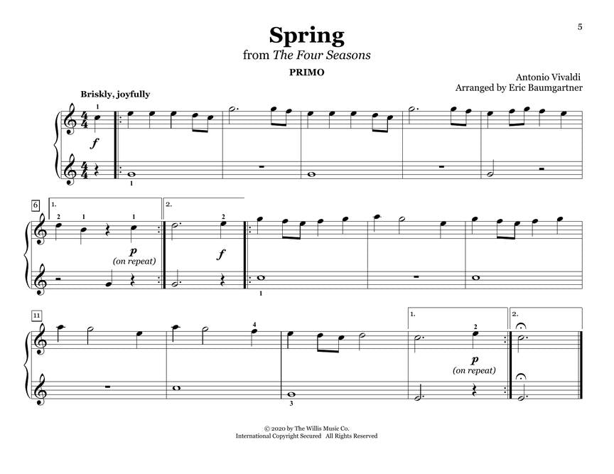 Thompson First Classical Duets