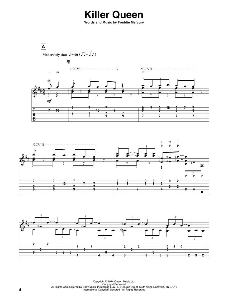 Queen for Classical Guitar