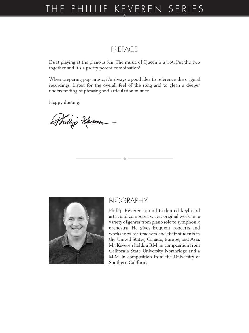 Queen for Piano Duet