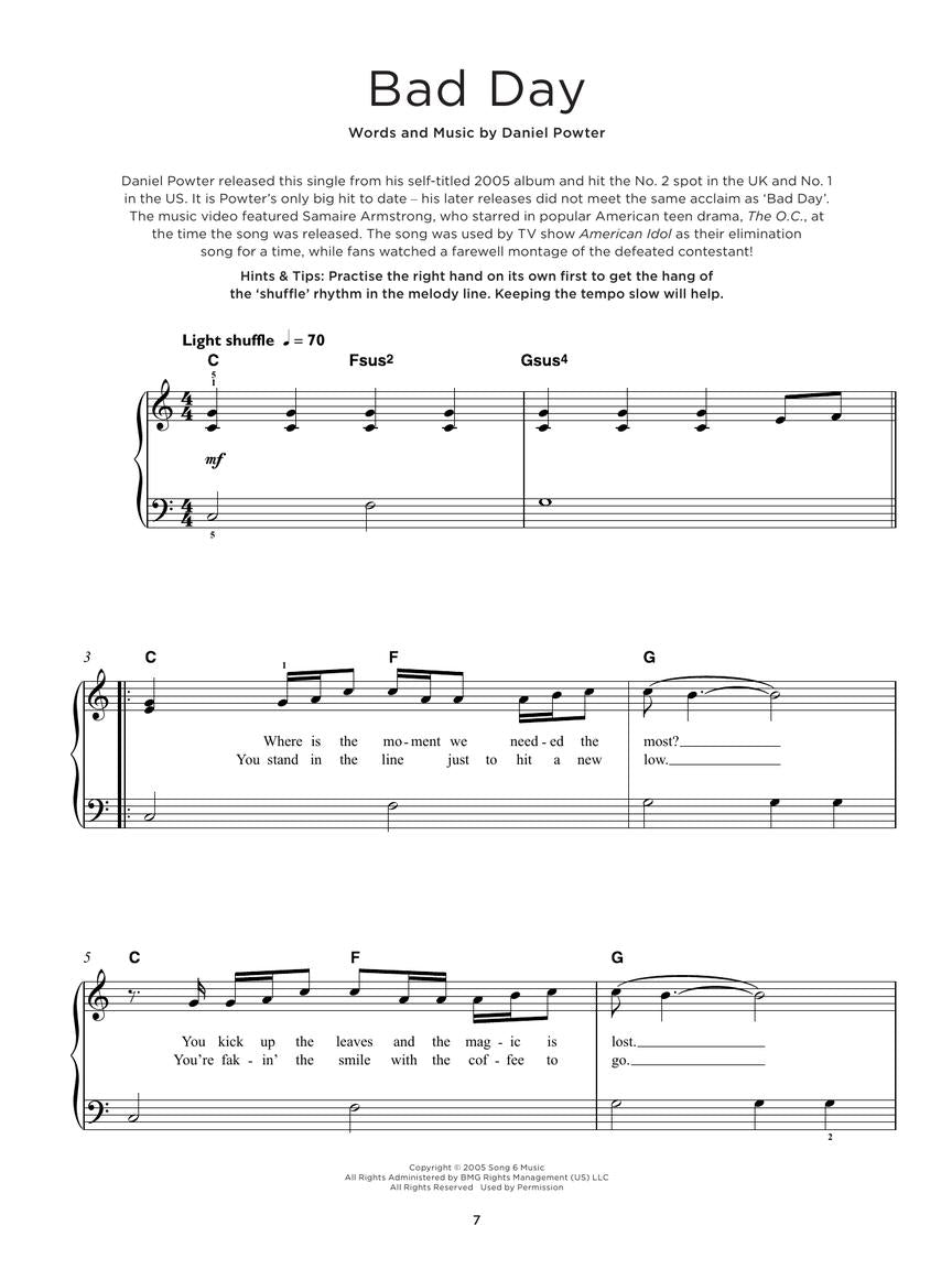 40 Pop Songs for Kids Really Easy Piano Series