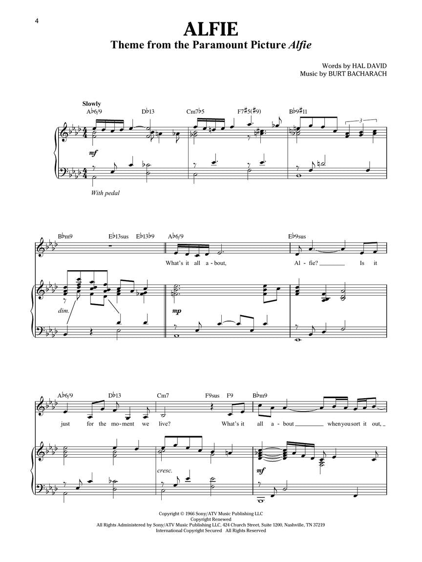 Singer's Anthology of Movie Songs Women's Edition