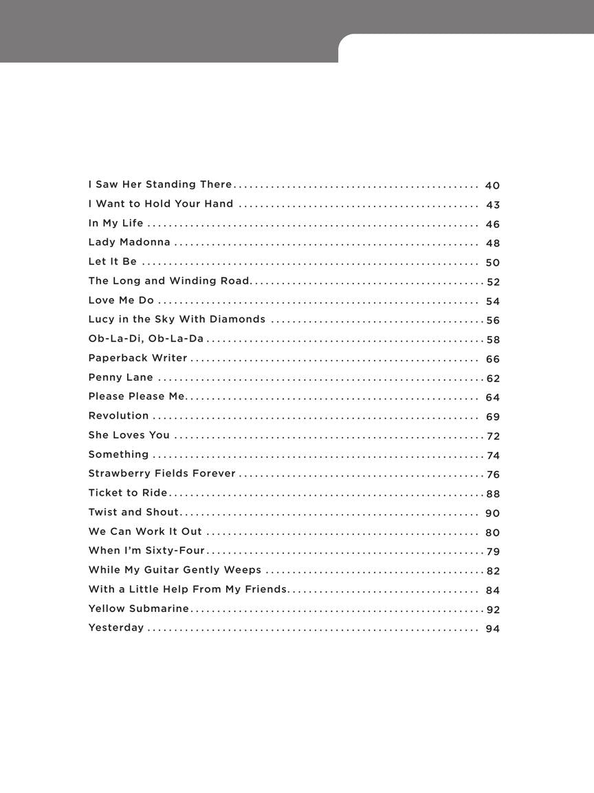 Beatles Collection – Really Easy Piano