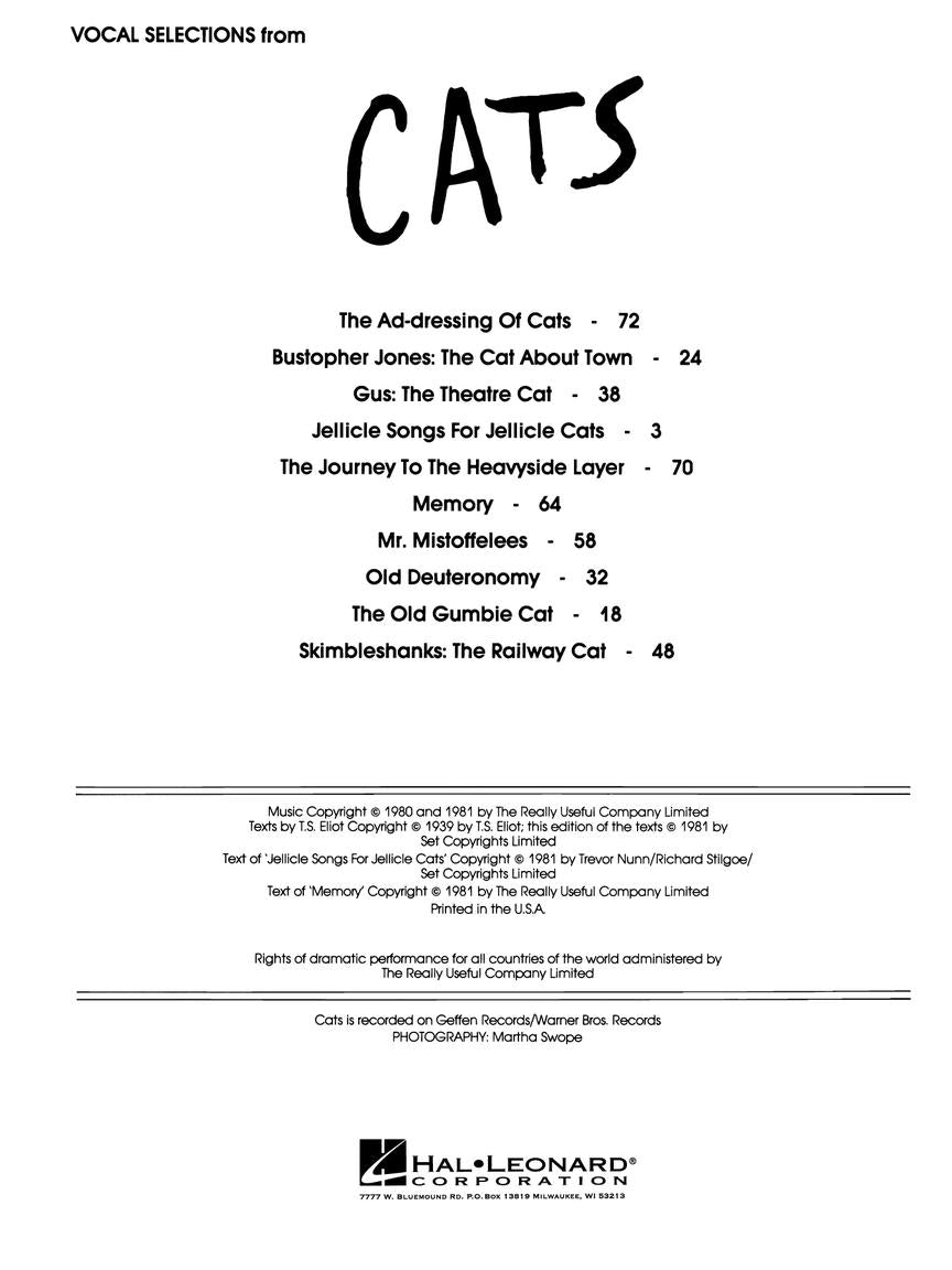 Cats - Vocal Selection