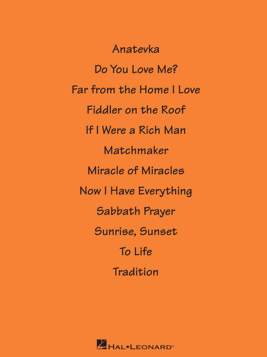 Fiddler on the Roof - Vocal Selections