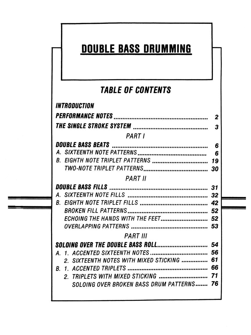 Double Bass Drumming