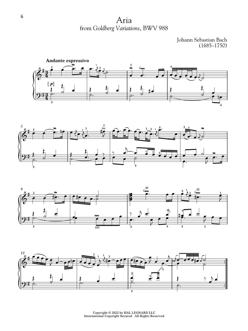 Bach First 50 Bach Pieces You Should Play on the Piano