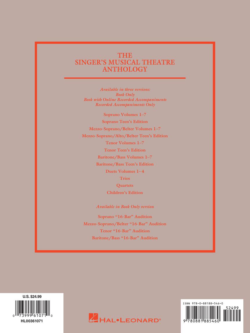 Singer's Musical Theatre Anthology, The - Volume 1 Soprano, Revised