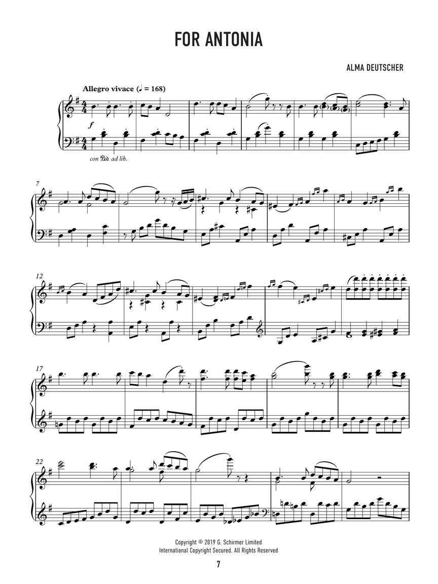 Deutscher From My Book of Melodies