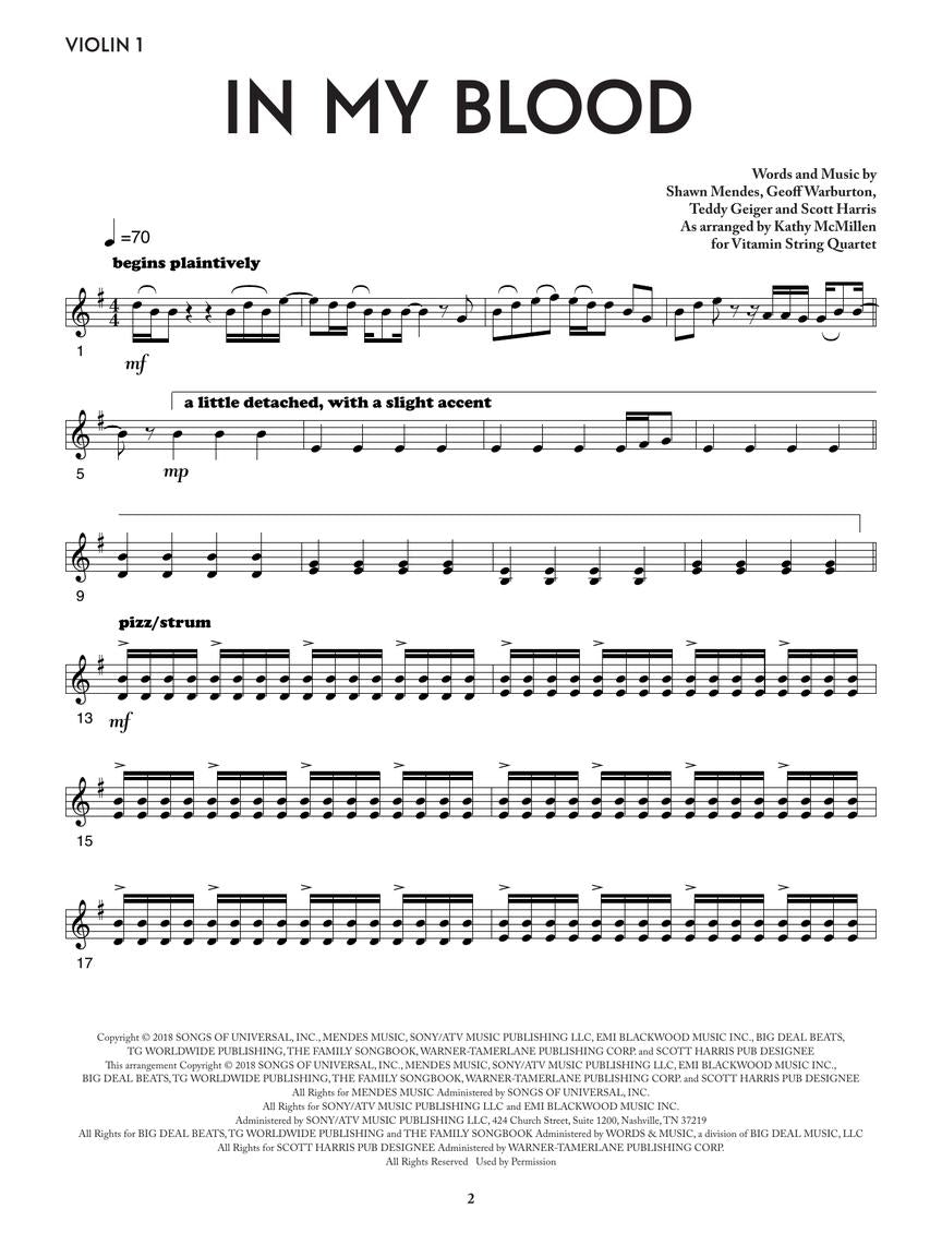 In My Blood - Vitamin String Quartet from Bridgerton for String Quartet