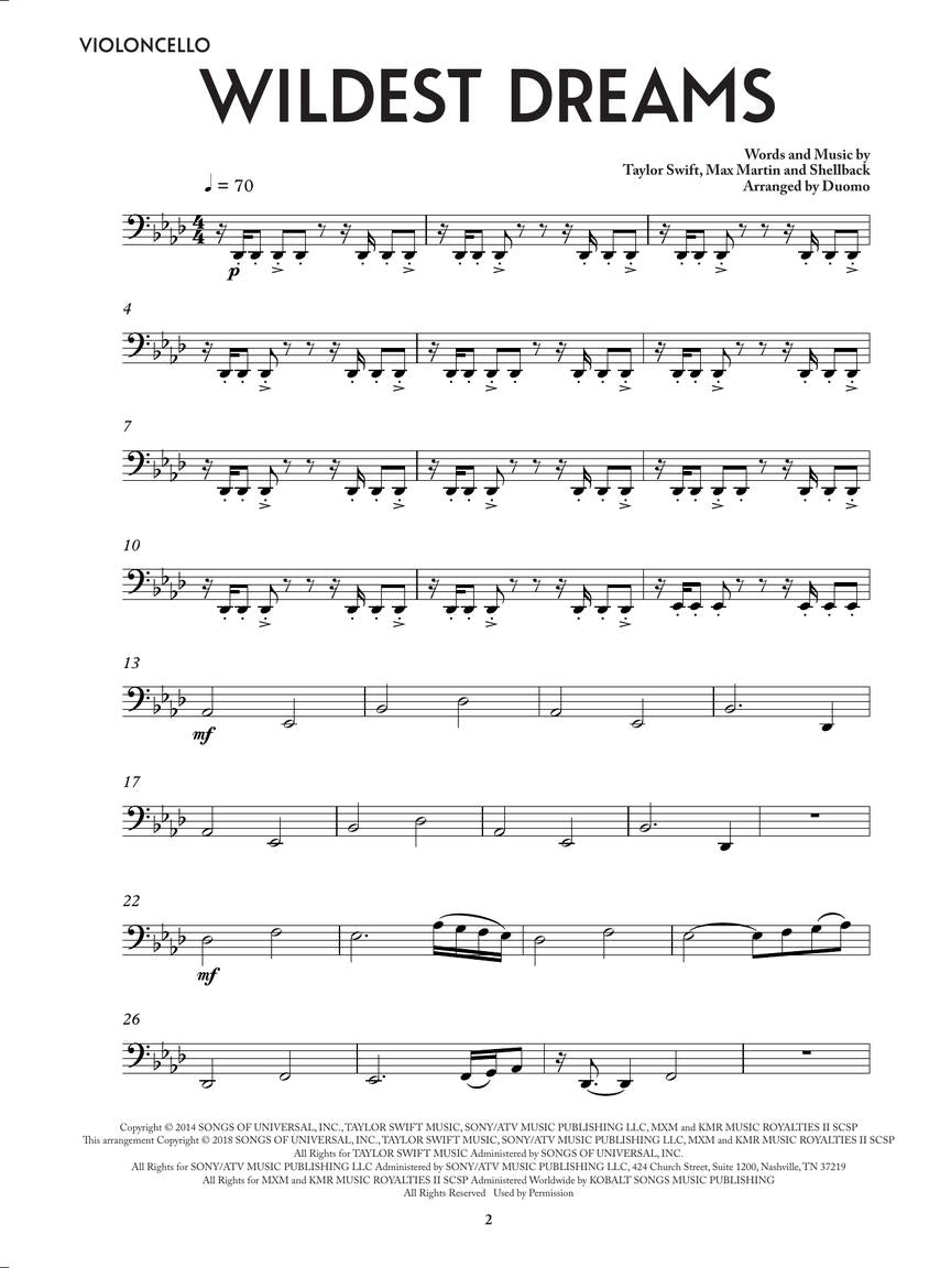 Wildest Dreams From Bridgerton for String Quartet