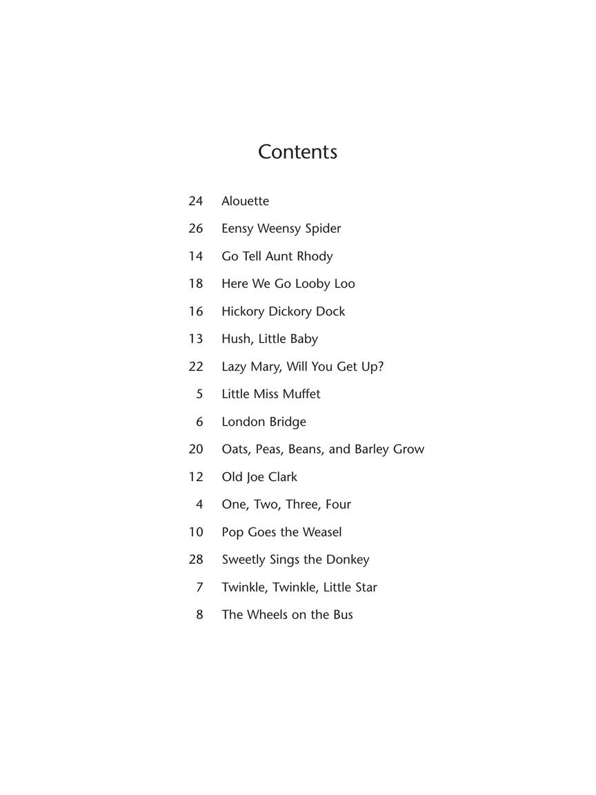 Mini Overtures 16 Familiar Tunes for the Young Pianist