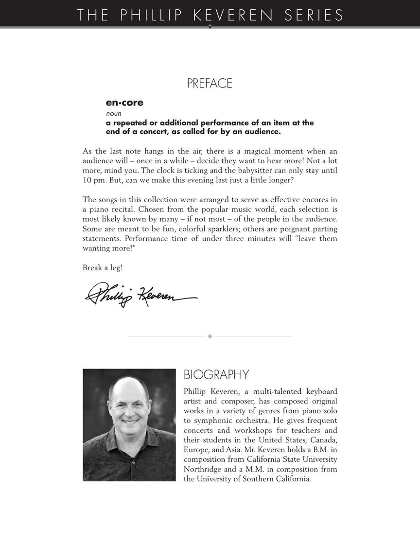 Three-Minute Encores