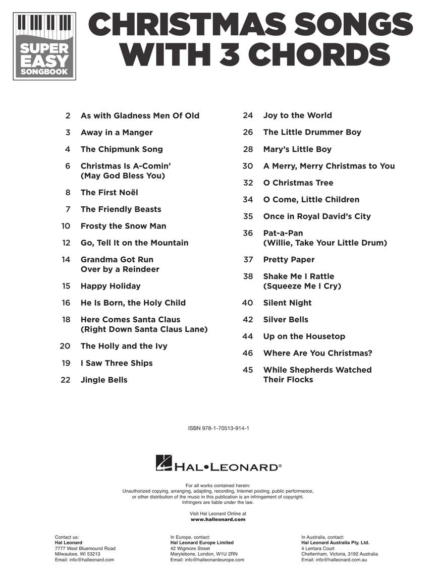 Christmas Songs with 3 Chords