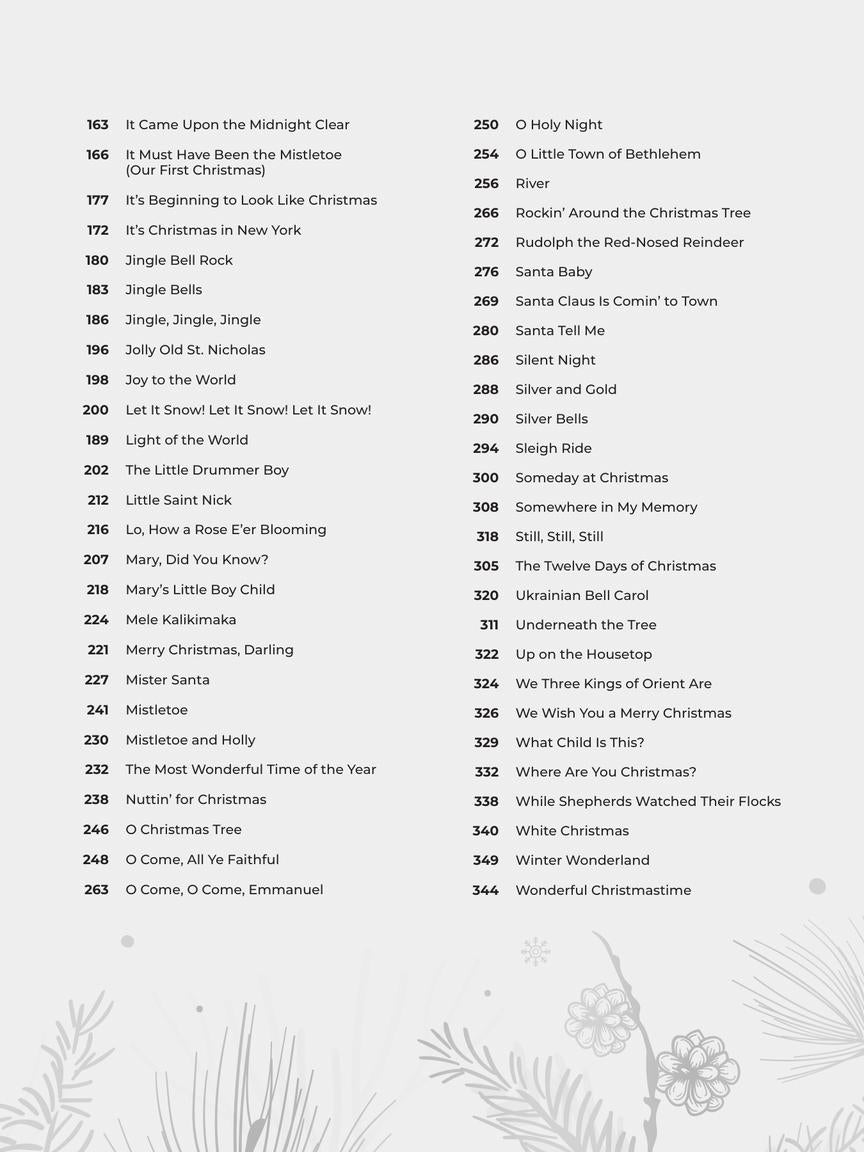 Christmas Sheet Music Anthology