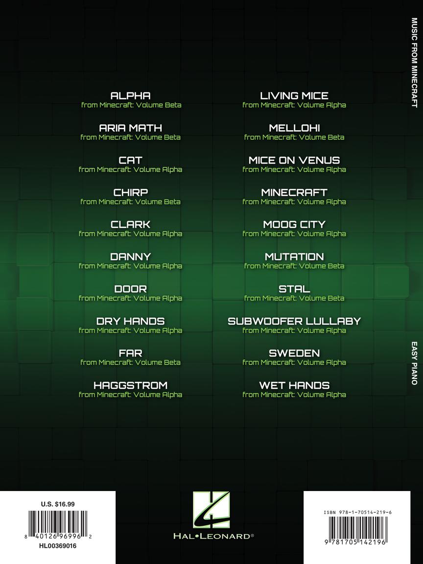 Rosenfeld Music from Minecraft Easy Piano Collection