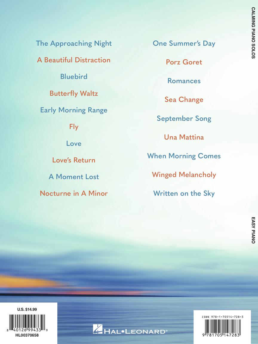 Calming Piano Solos Easy Piano Edition