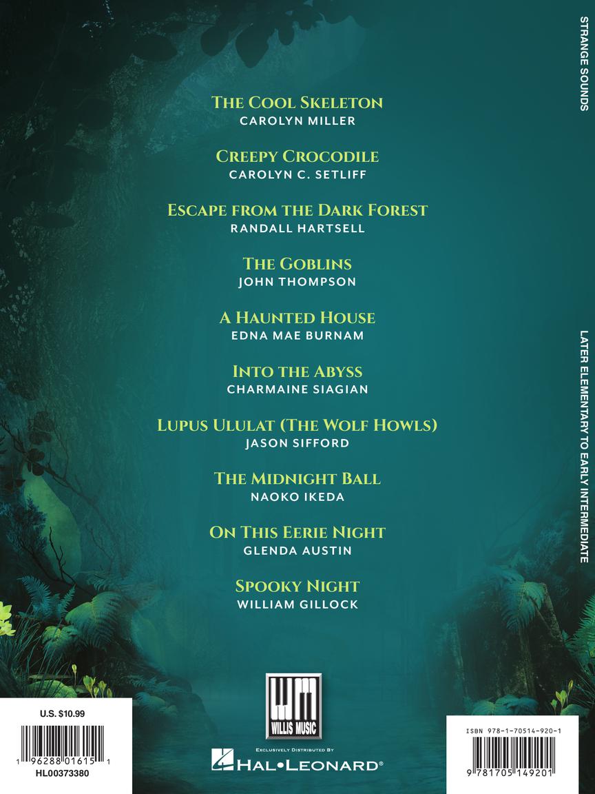 Strange Sounds 10 Bewitching Piano Solos for Recitals