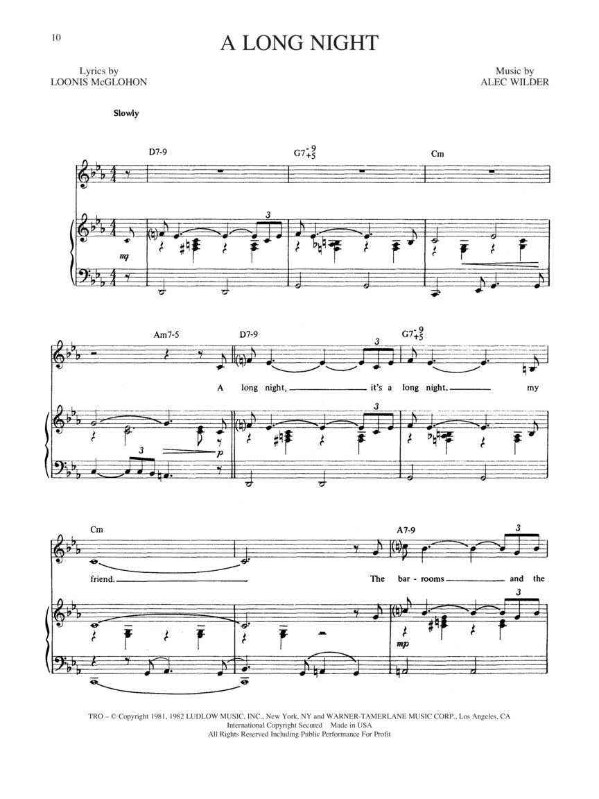Wilder: The Alec Wilder Song Collection