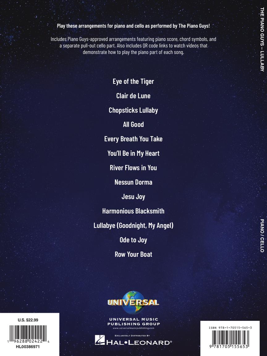 The Piano Guys – Lullaby for Piano and Cello