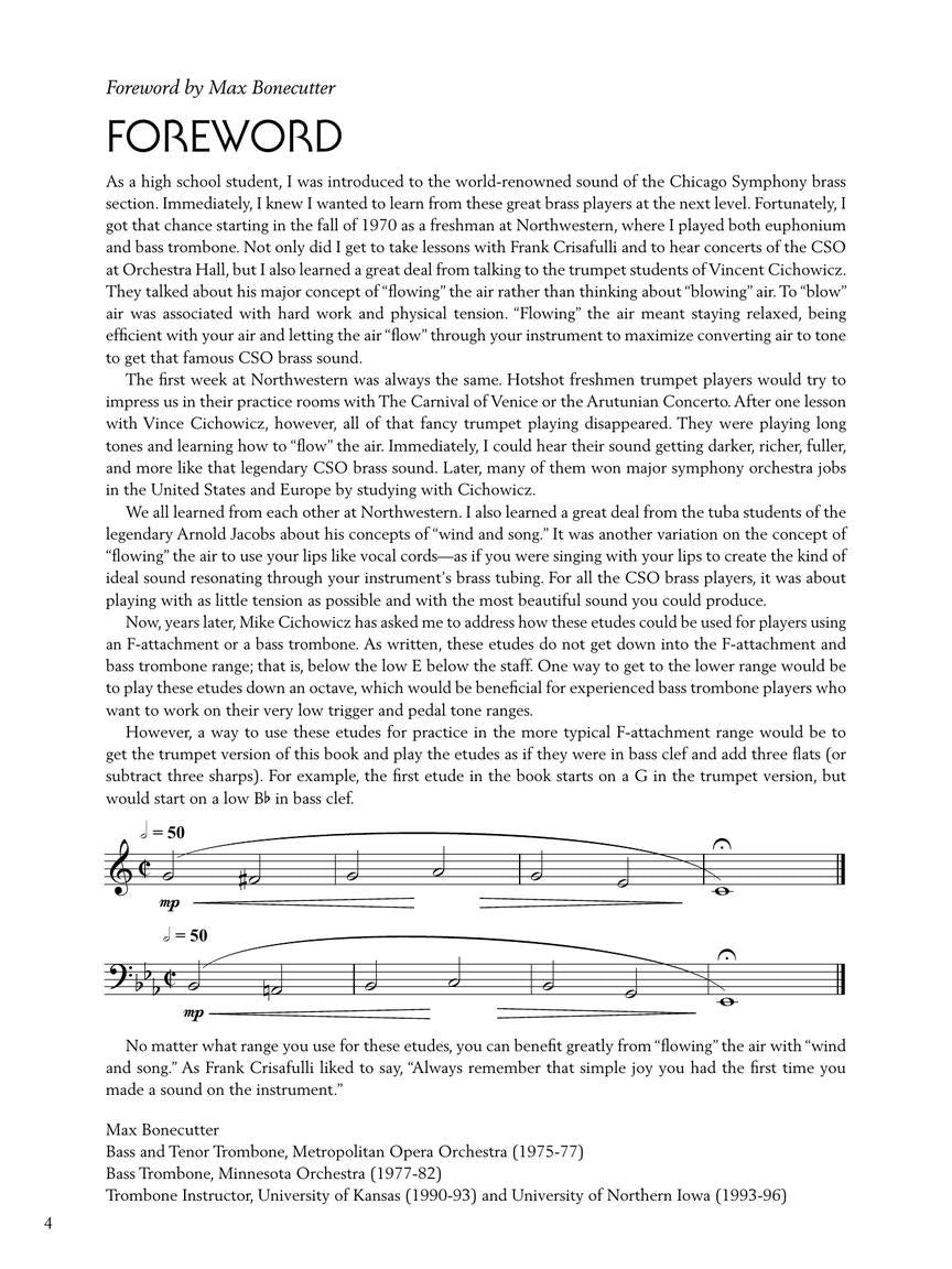 Cichowicz – Fundamental Studies for the Developing Trombone Player