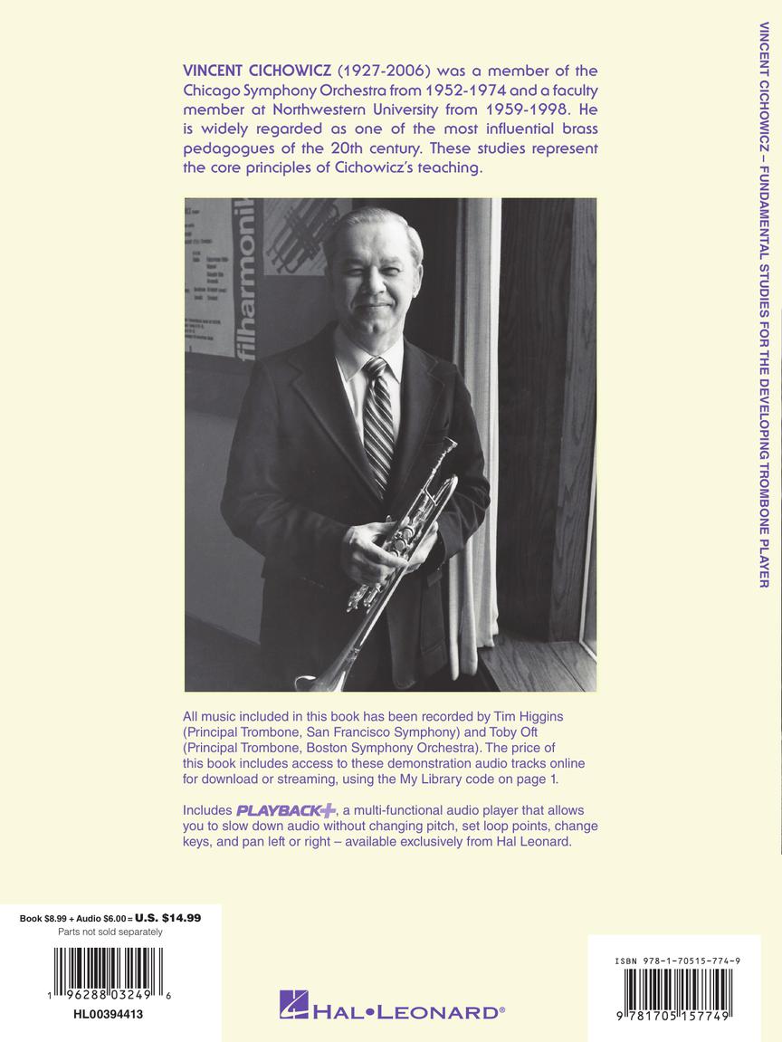 Cichowicz – Fundamental Studies for the Developing Trombone Player