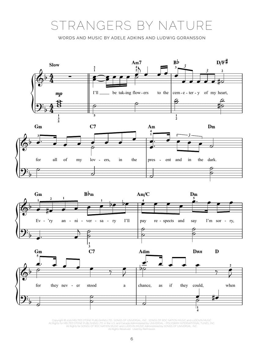 Adele: 30 (Easy Piano)