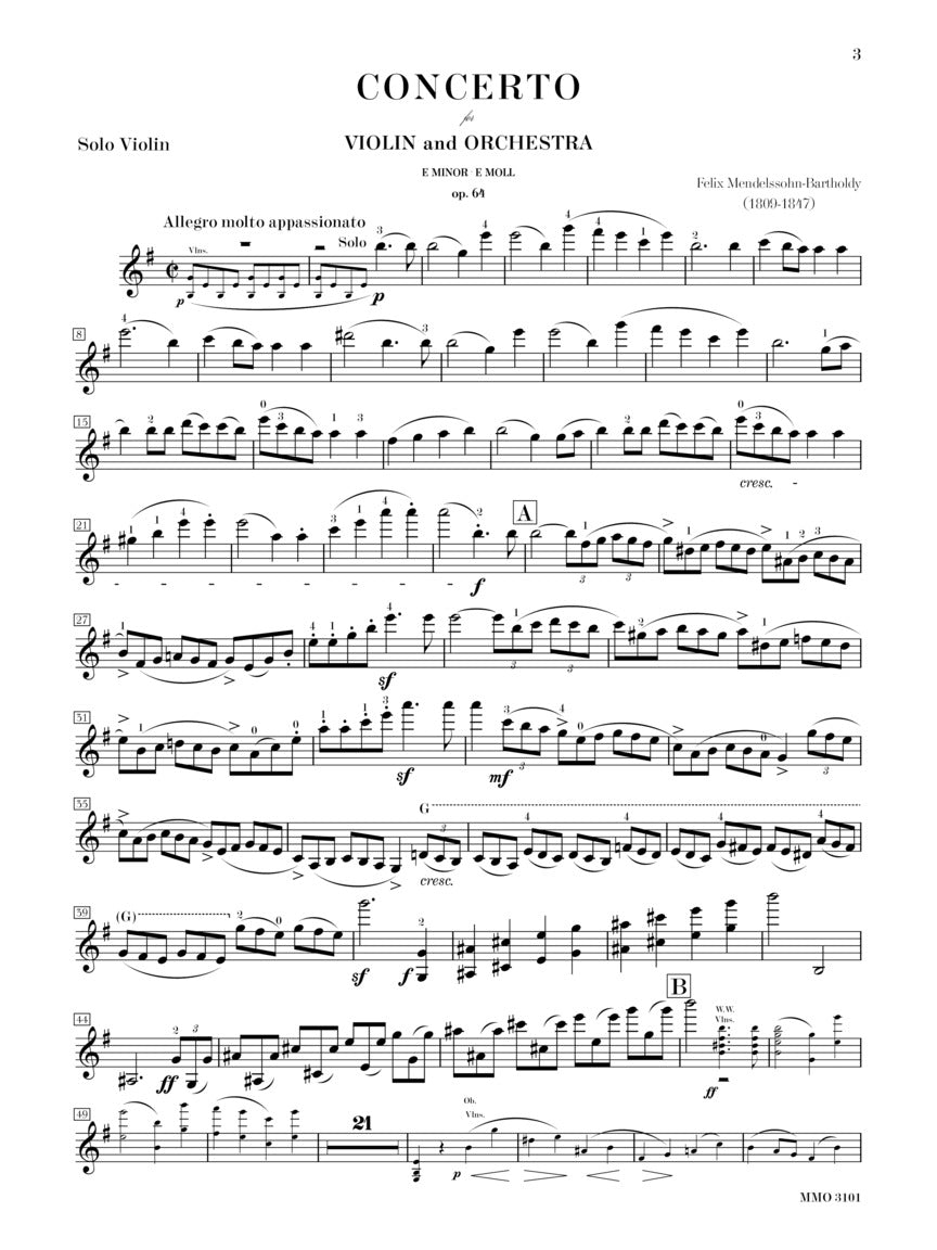 Mendelssohn - Violin Concerto in E Minor, Op. 64