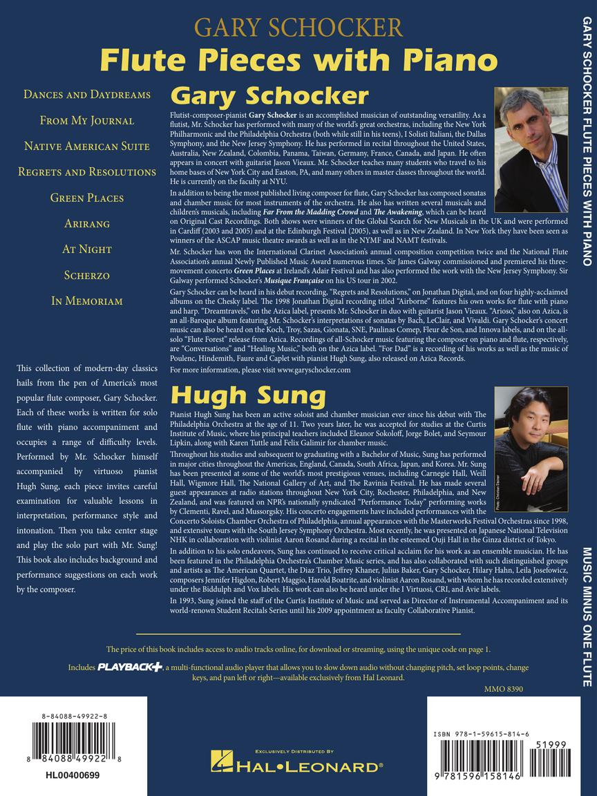 Schocker, Gary - Flute Pieces with Piano
