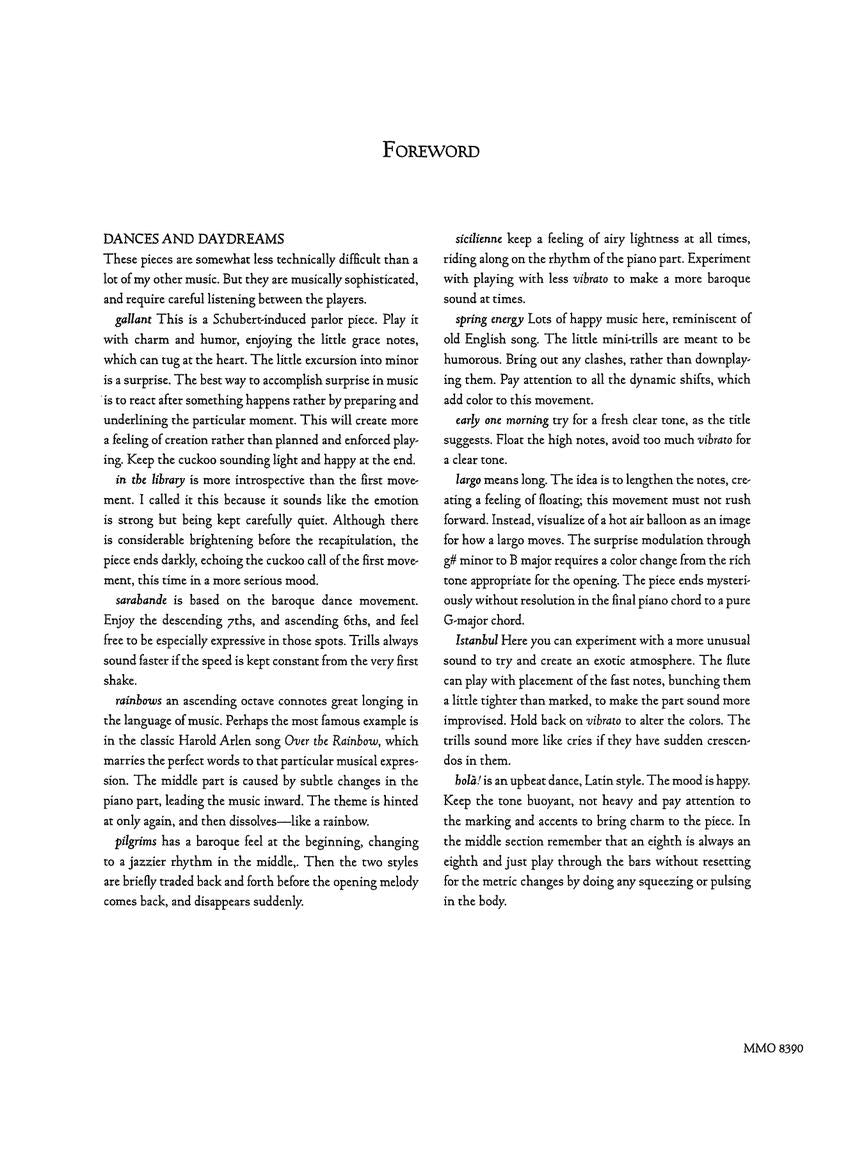 Schocker, Gary - Flute Pieces with Piano