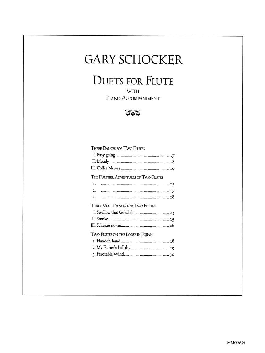 Schocker, Gary - Flute Duets with Piano