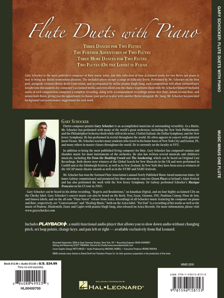 Schocker, Gary - Flute Duets with Piano