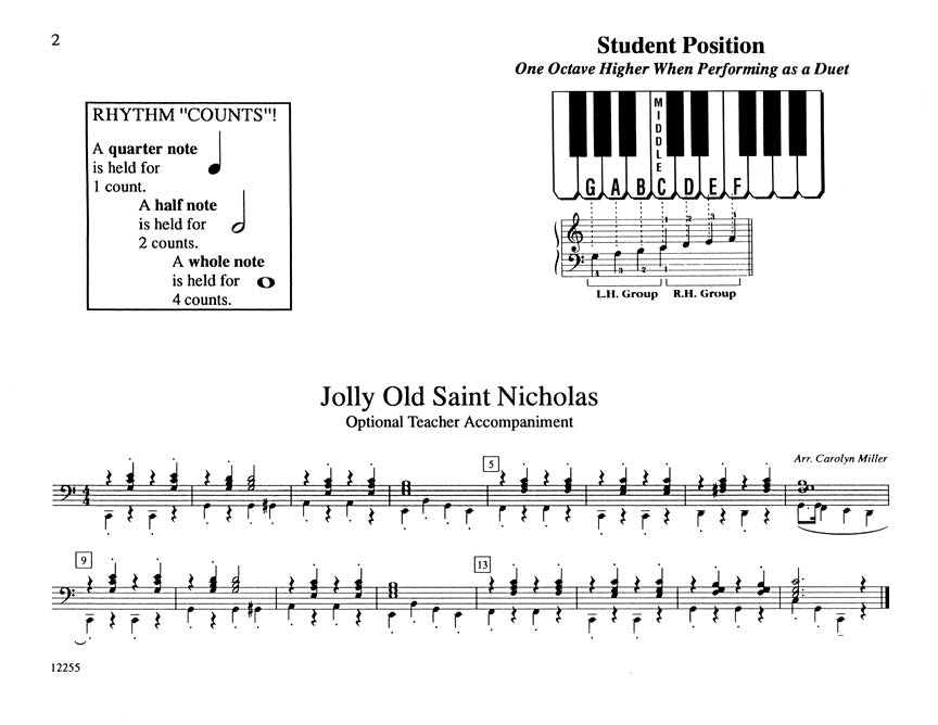 Christmas Carols - Teaching Little Fingers to Play