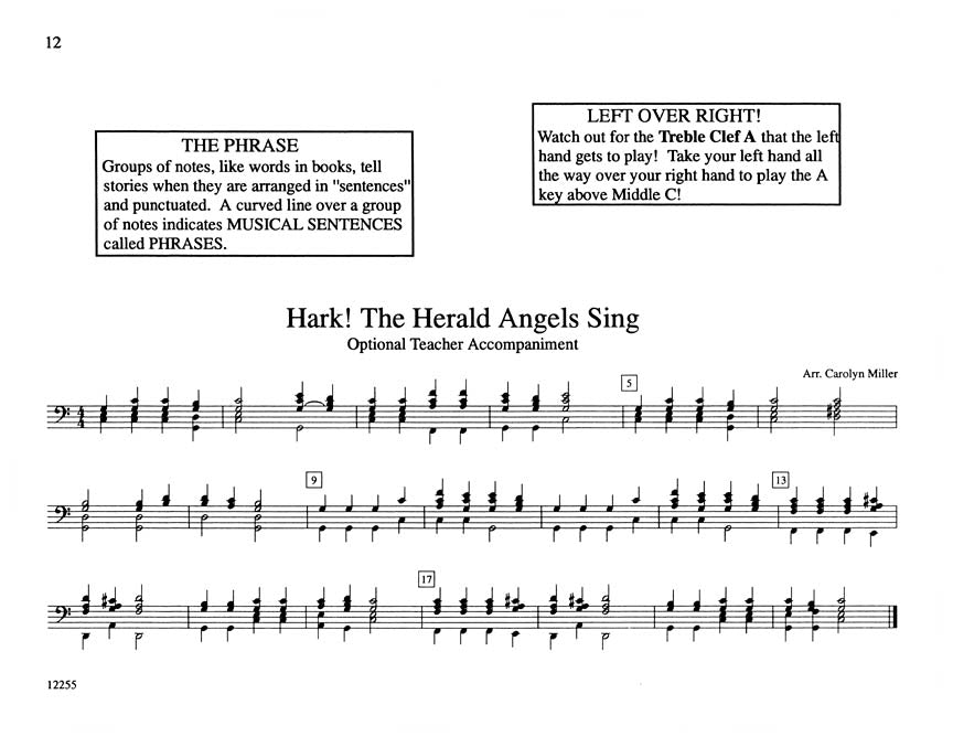 Christmas Carols - Teaching Little Fingers to Play