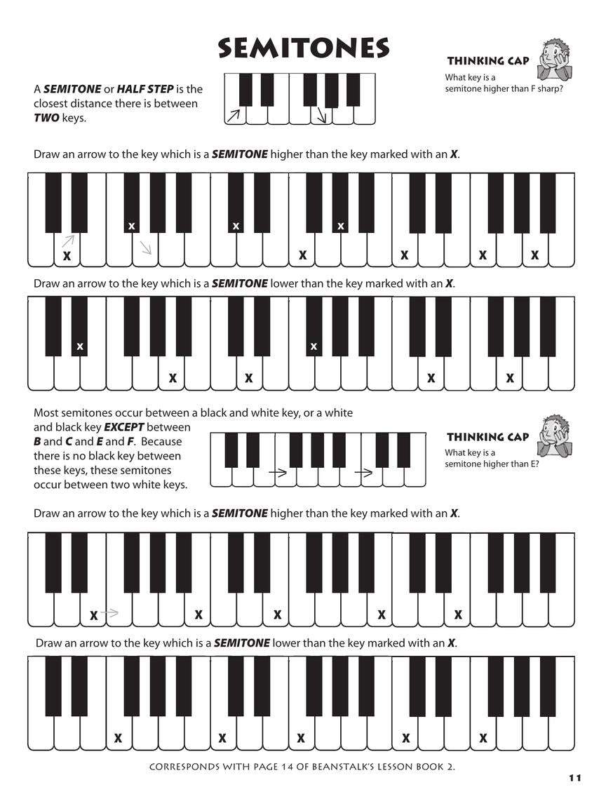 Beanstalk's Basics for Piano Theory Book Level 2