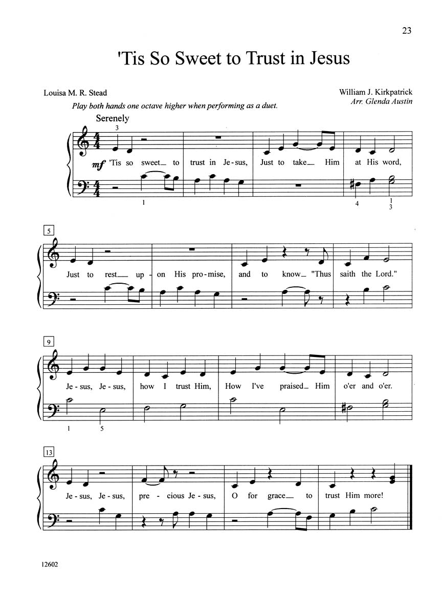 Teaching Little Fingers to Play More Hymns