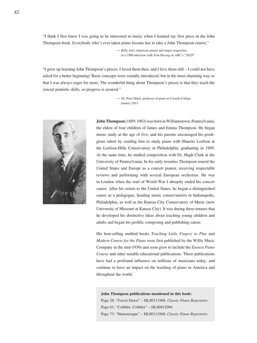 Thompson's Modern Course for the Piano First Grade Book