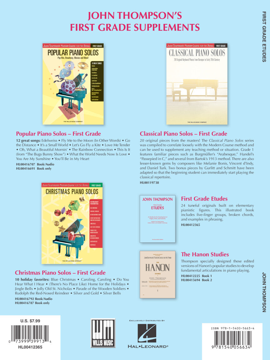 Thompson First Grade Etudes Early to Mid-Elementary Level