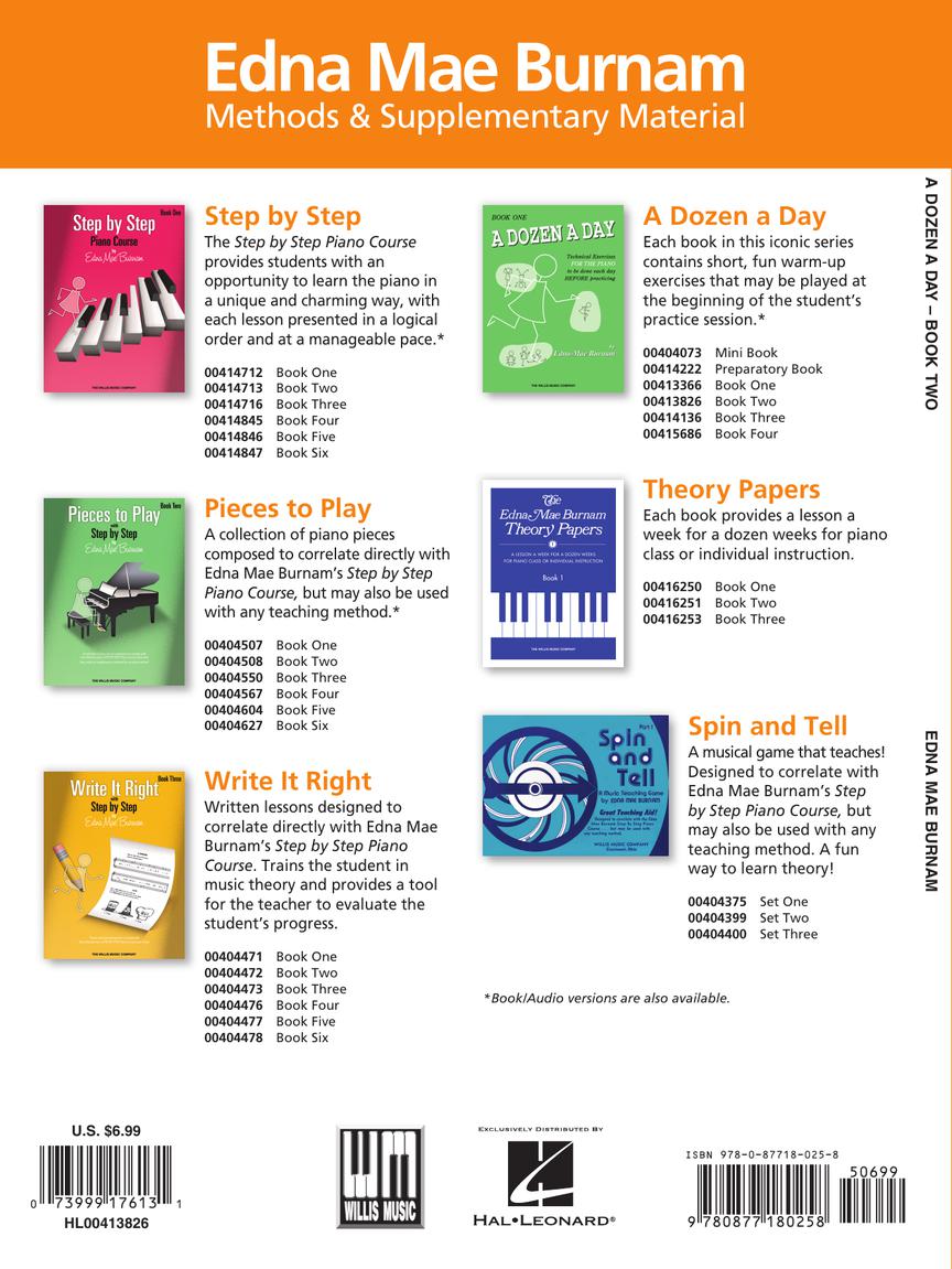 Burnam Dozen a Day Book 2