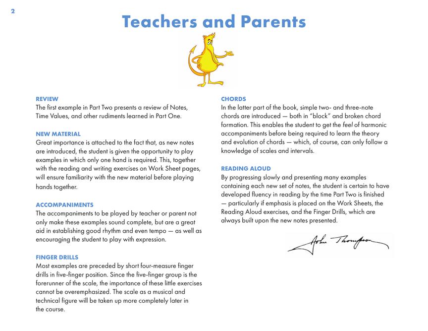 Thompson's Easiest Piano Course Book 2