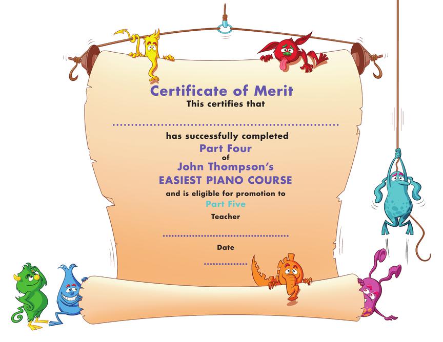 Thompson's Easiest Piano Course Part 4 – Book Only