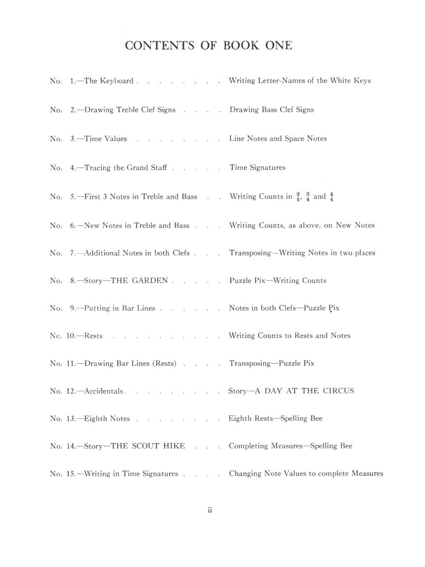 Thompson Theory Drill Games Book 1 Elementary Level