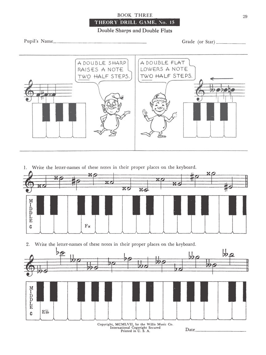 Thompson Theory Drill Games Elementary Level