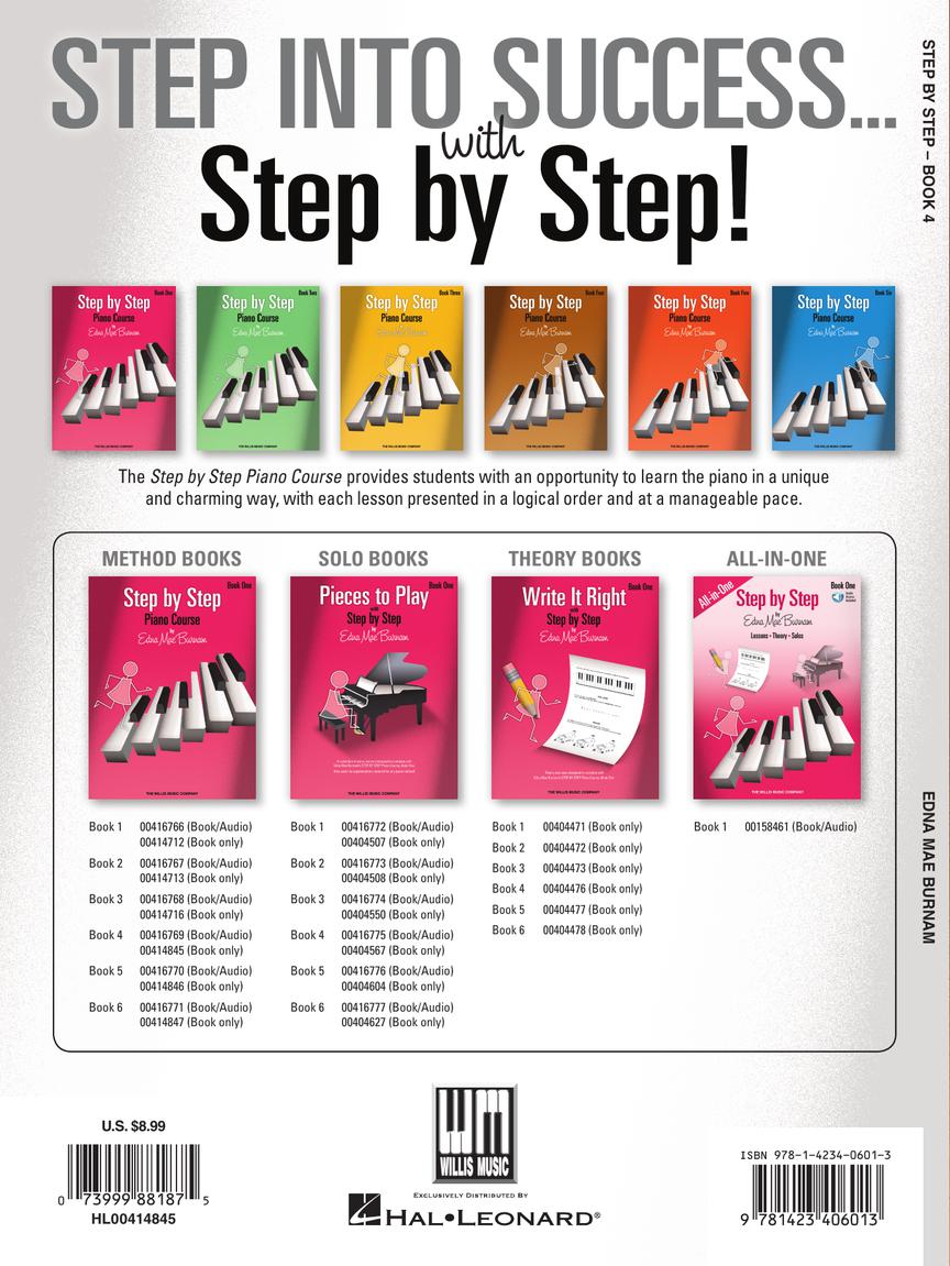 Burnam Step by Step Piano Course Book 4