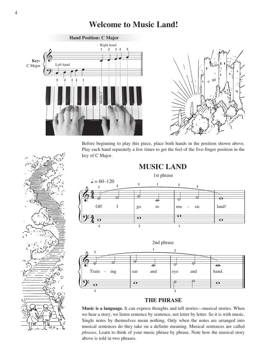 Thompson's Modern Course for the Piano 1st Grade Book With Audio