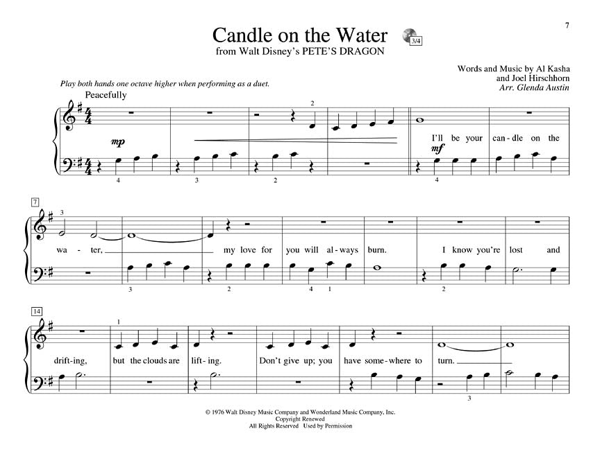 Disney Tunes - Teaching Little Fingers to Play