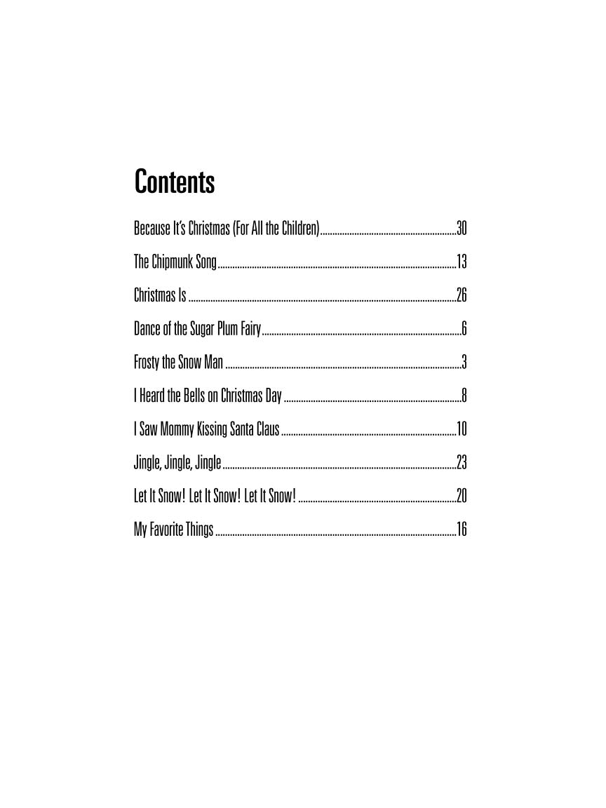 Christmas Piano Solos - Thompson's Modern Course for the Piano