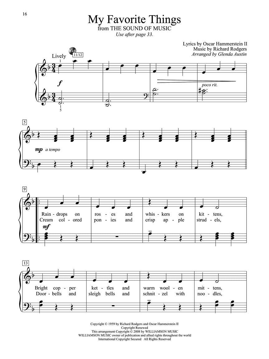 Christmas Piano Solos - Thompson's Modern Course for the Piano