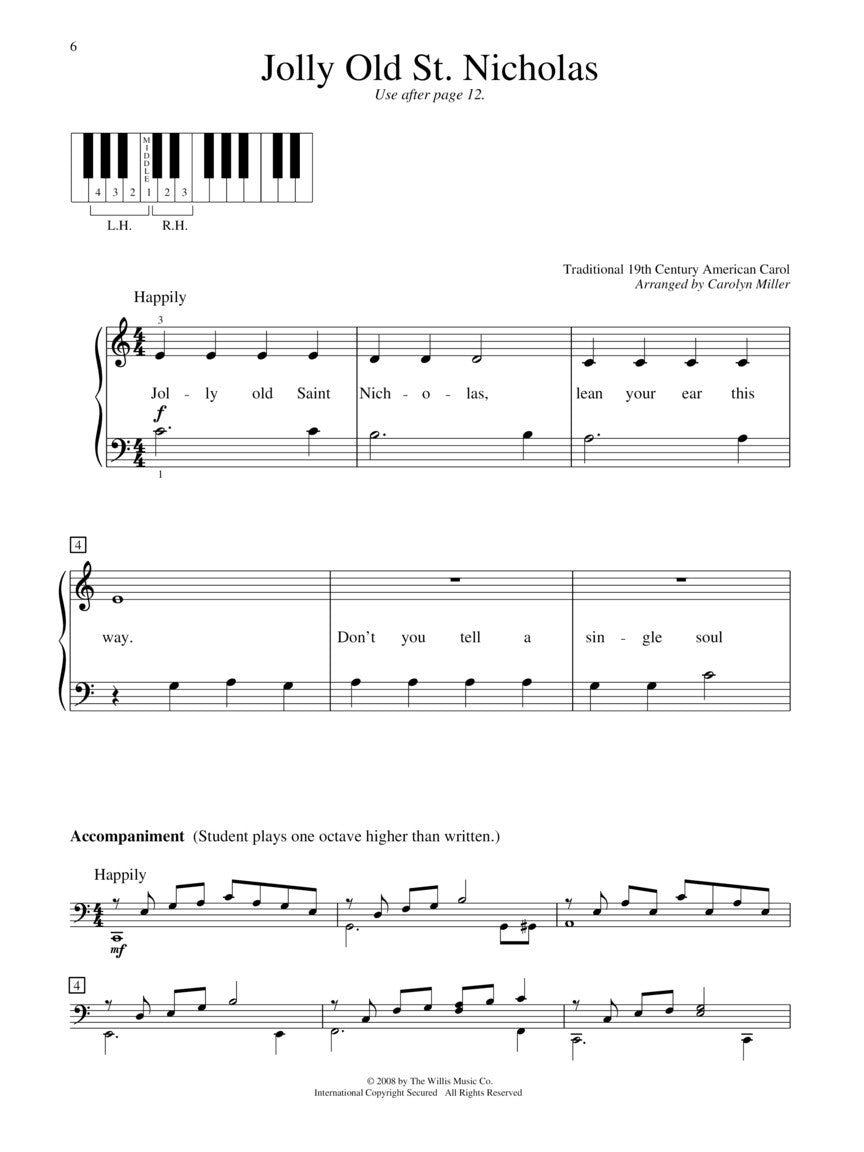 Christmas Piano Solos - Thompson's Modern Course for the Piano