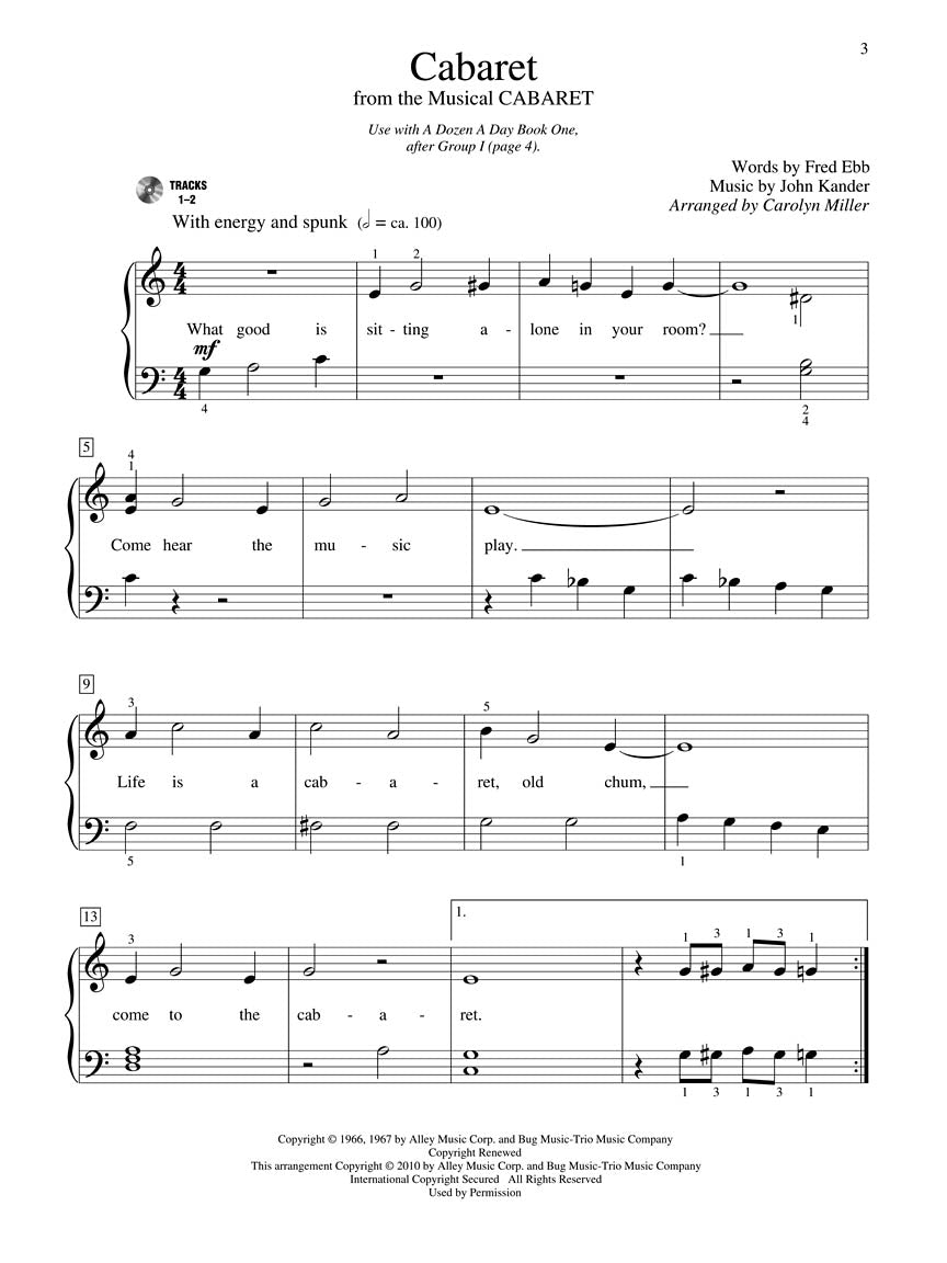 Dozen a Day Songbook, A - Book 1